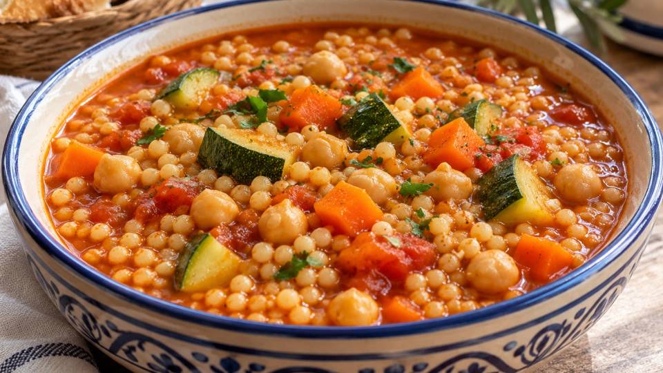 Mhamsa aux légumes