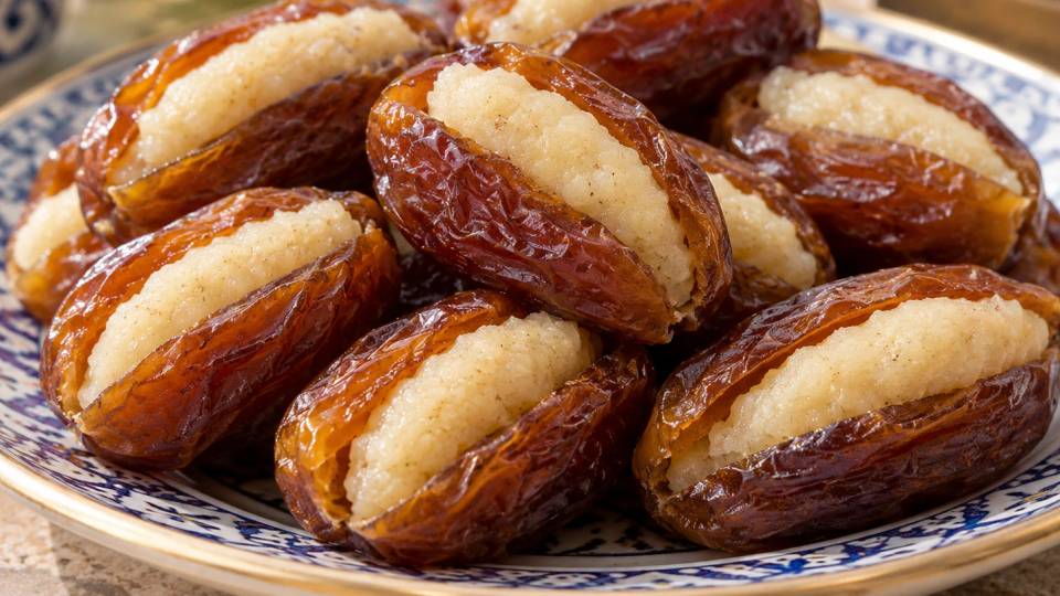Dattes farcies aux amandes