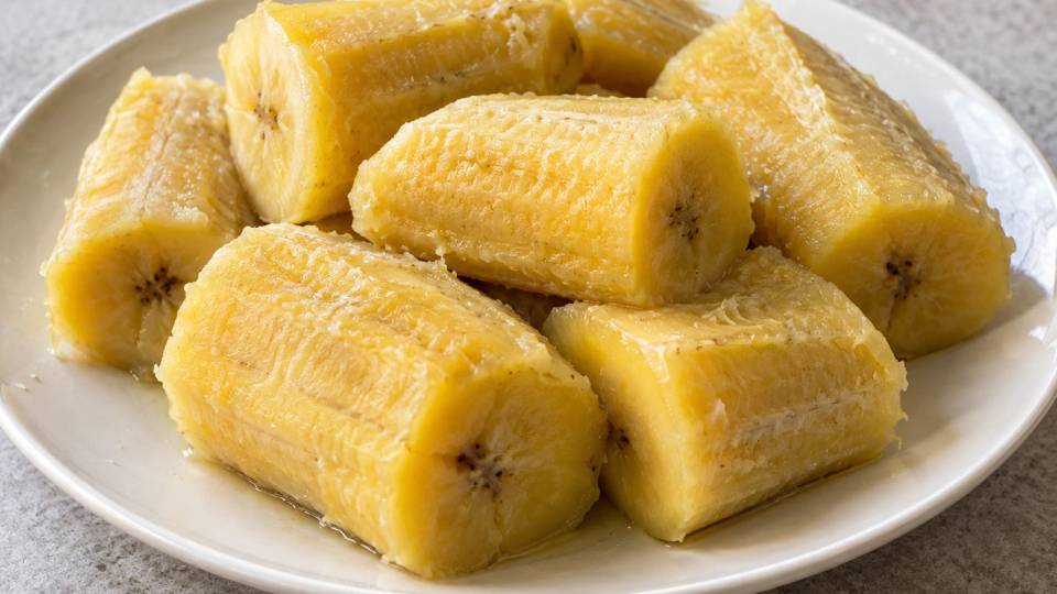 Banana-pão cozida