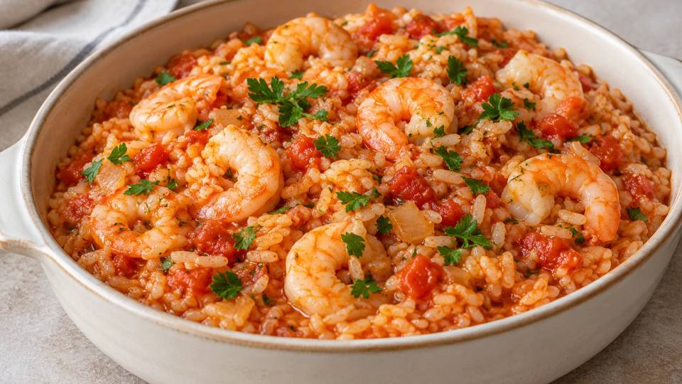 Arroz de camarão