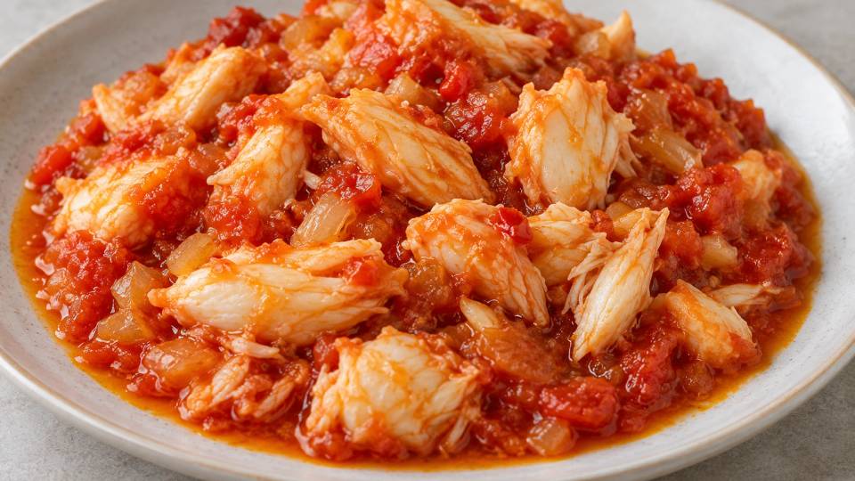 Caranguejo guisado