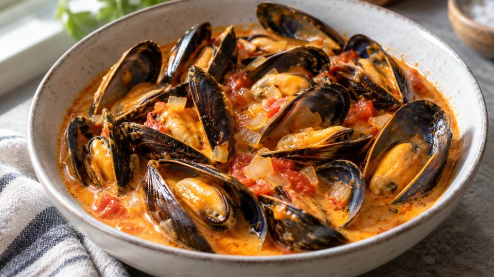 Mussels curry