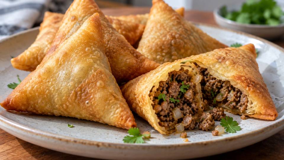 Samoosas au bœuf