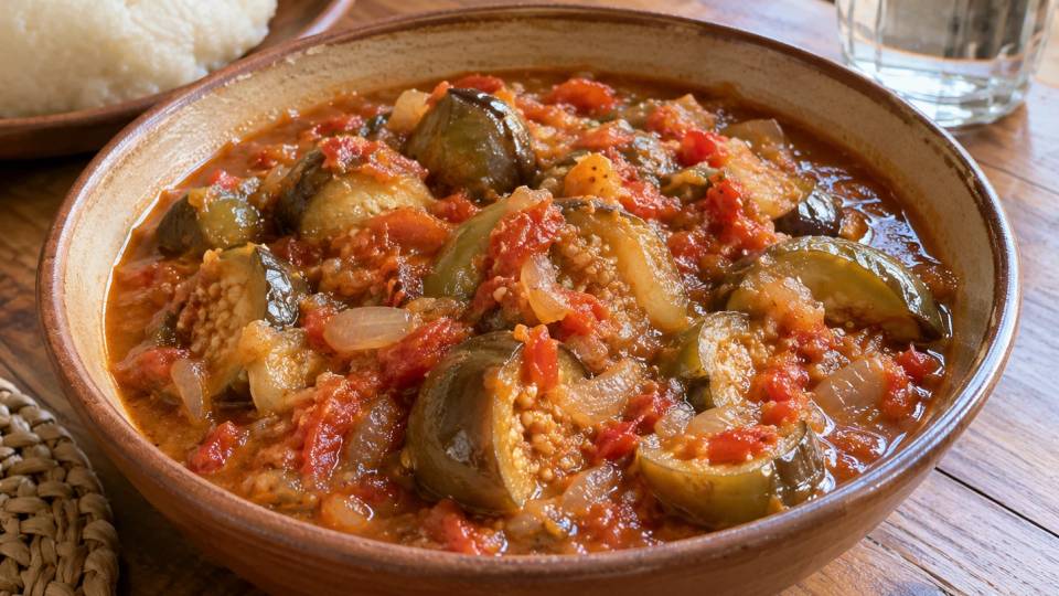 Sauce aubergine africaine