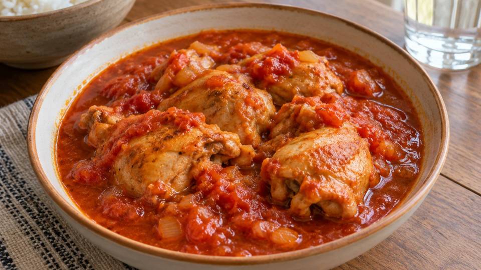 Poulet sauce tomate