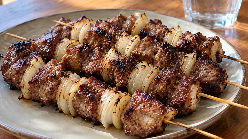 Brochettes de chèvre