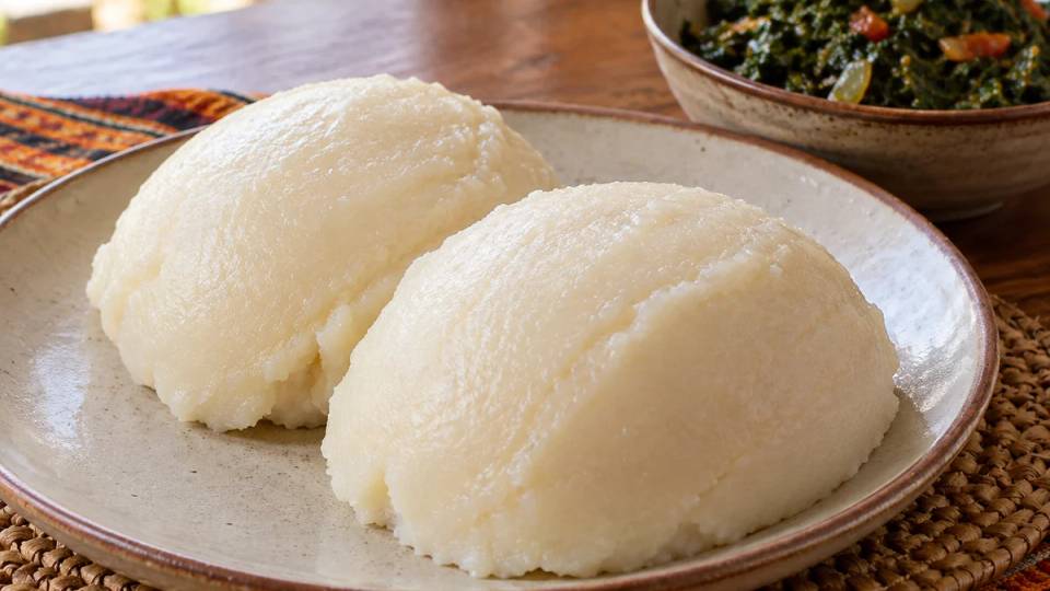 Nshima de manioc