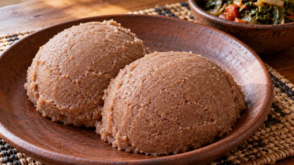 Nshima de sorgho